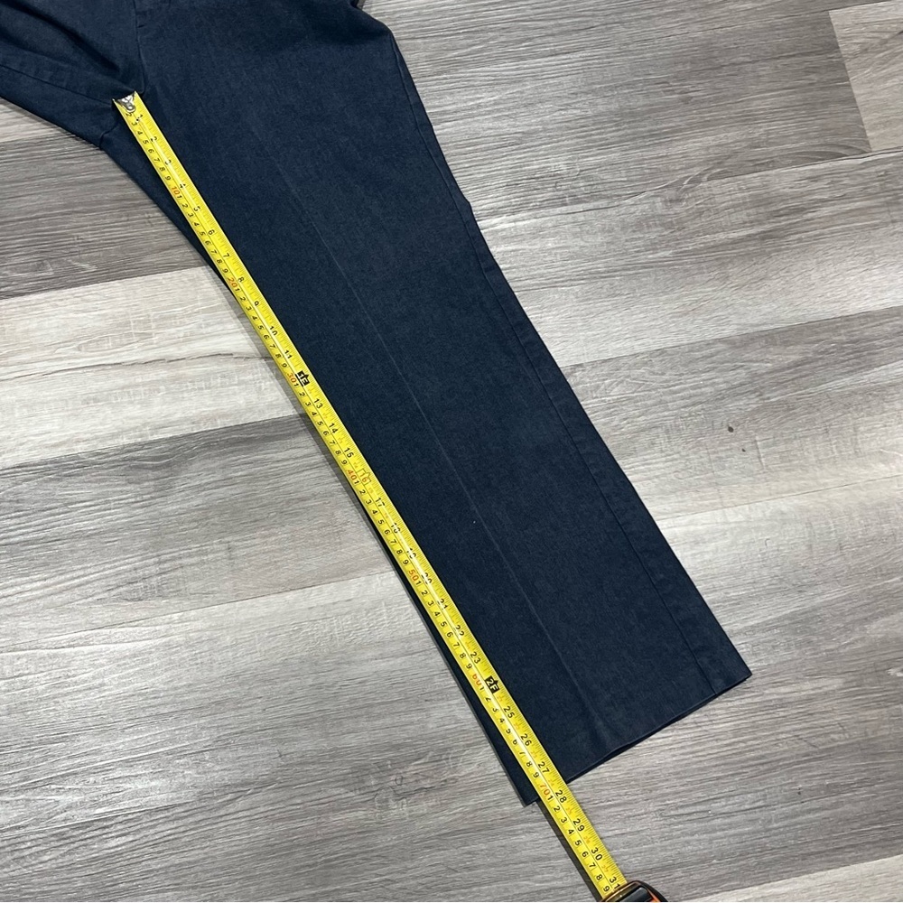 Bass & Co. Women’s Charcoal Straight Mid Rise Denim Pants Size 8 - Picture 8 of 9